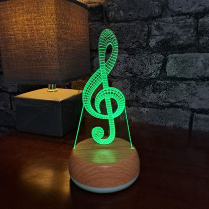 Treble Clef Music LED Lamp Night Light