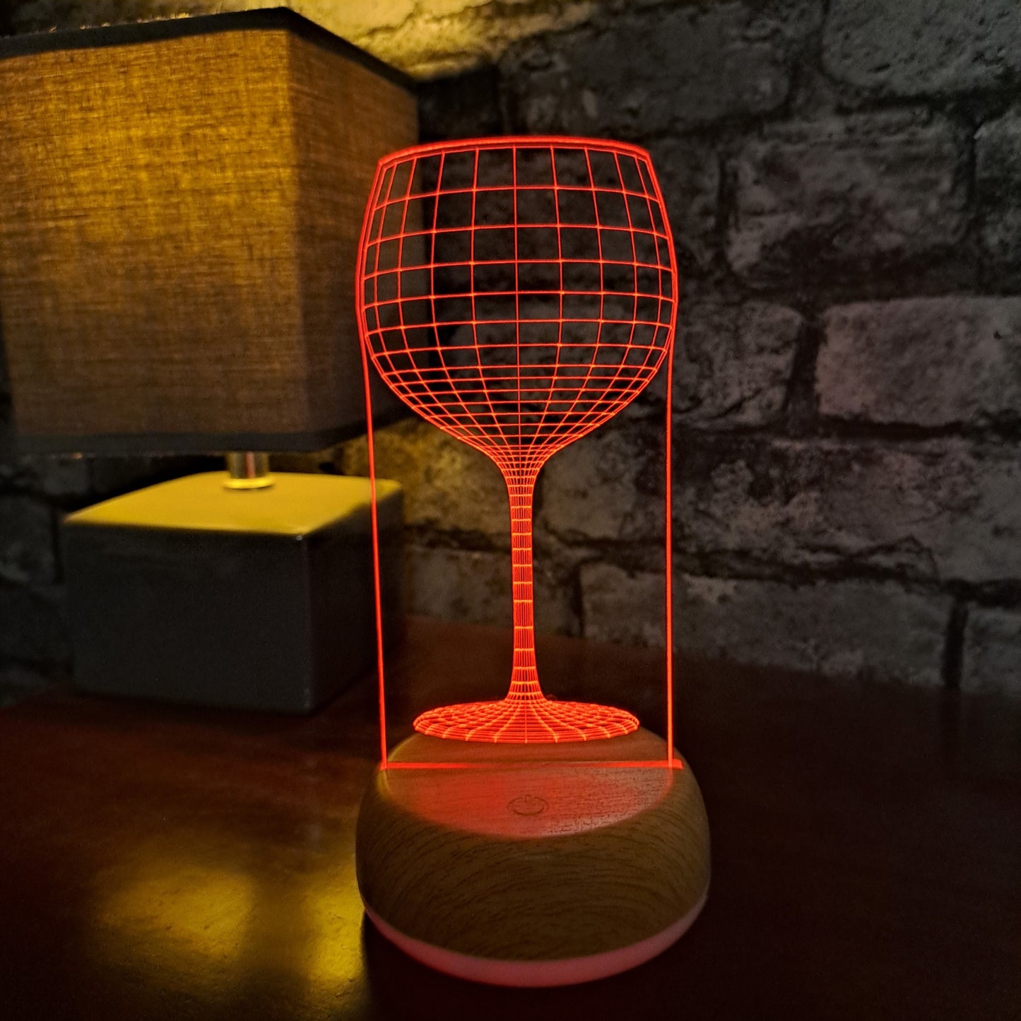 Gin Glass LED Lamp Night Light