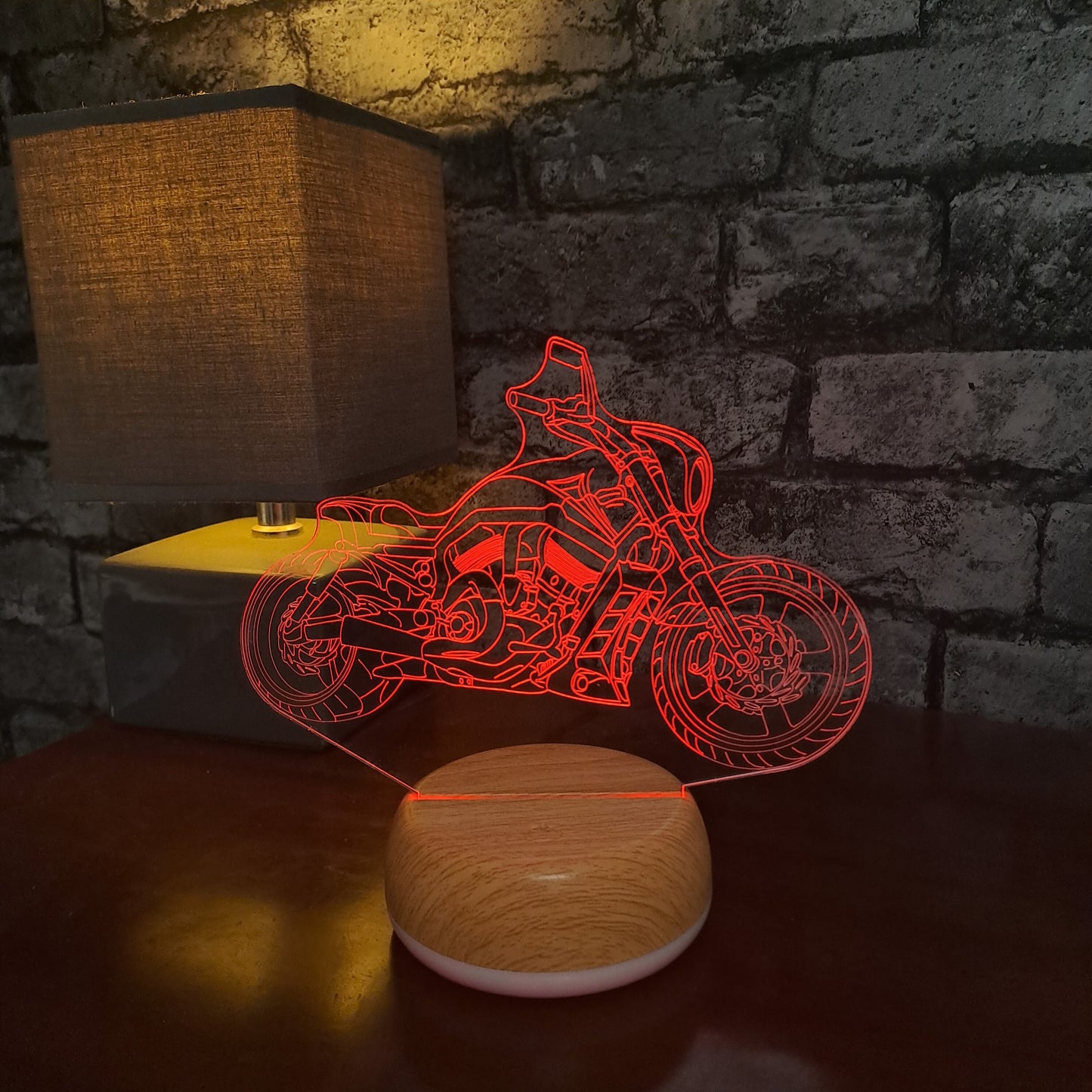 Cruiser Motorfiets LED Lamp Nachtlampje