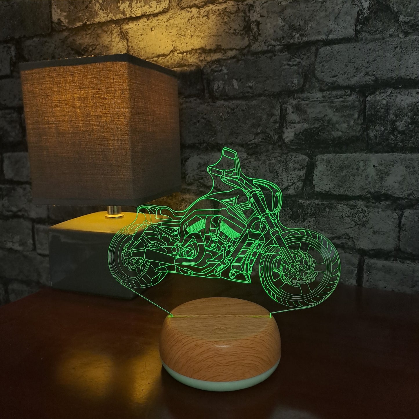 Cruiser Motorfiets LED Lamp Nachtlampje