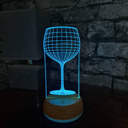 Gin Glass LED Lamp Night Light