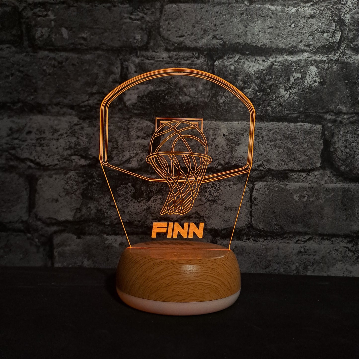 Personalised Basketball LED Lamp Night Light