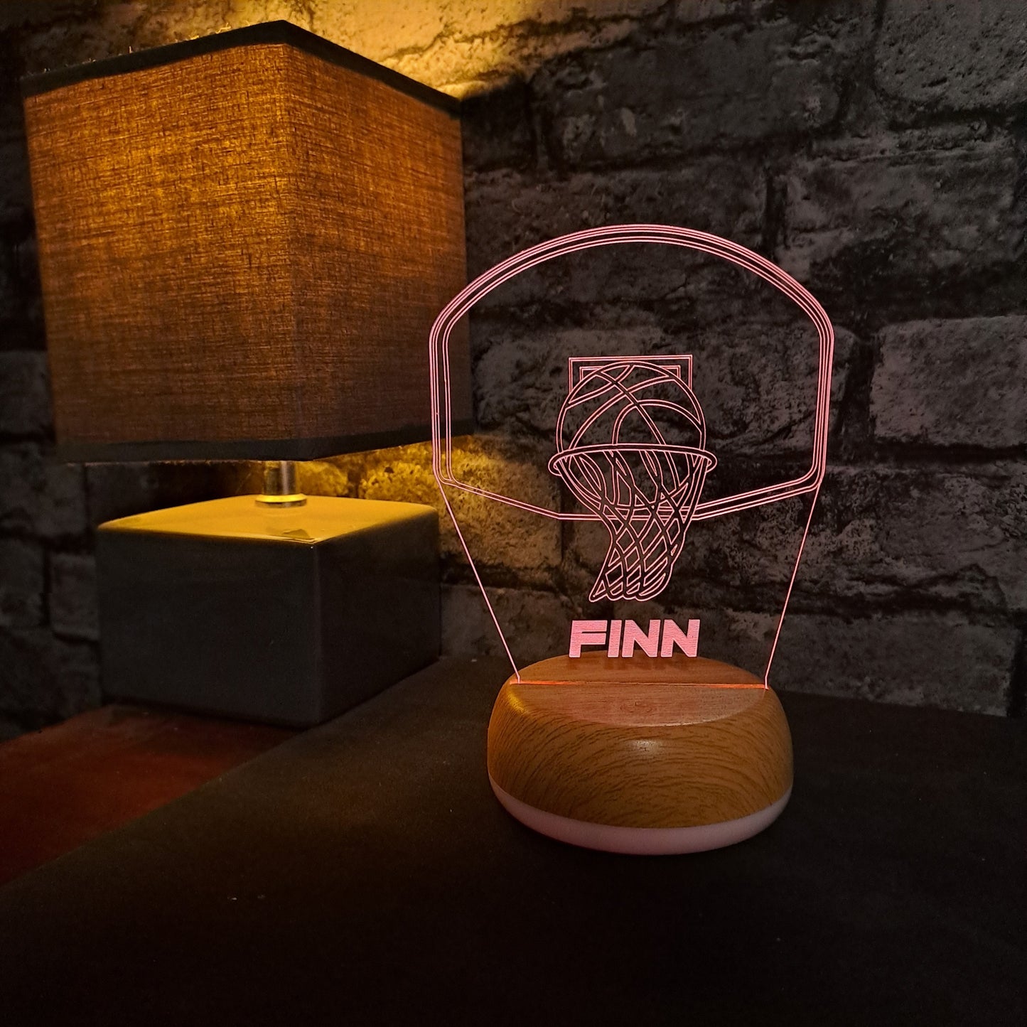 Personalised Basketball LED Lamp Night Light