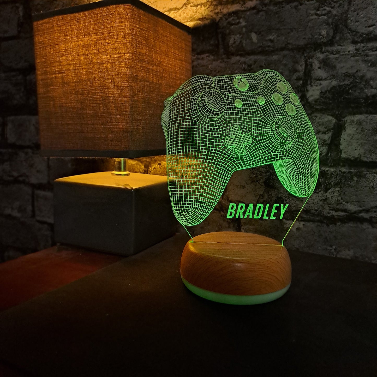 Personalised Xbox Controller LED Lamp Night Light  Night Light Stock Car & Banger Toy Tracks