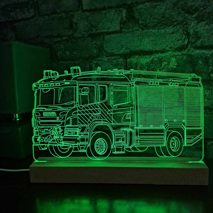 Fire Engine LED Lamp Night Light