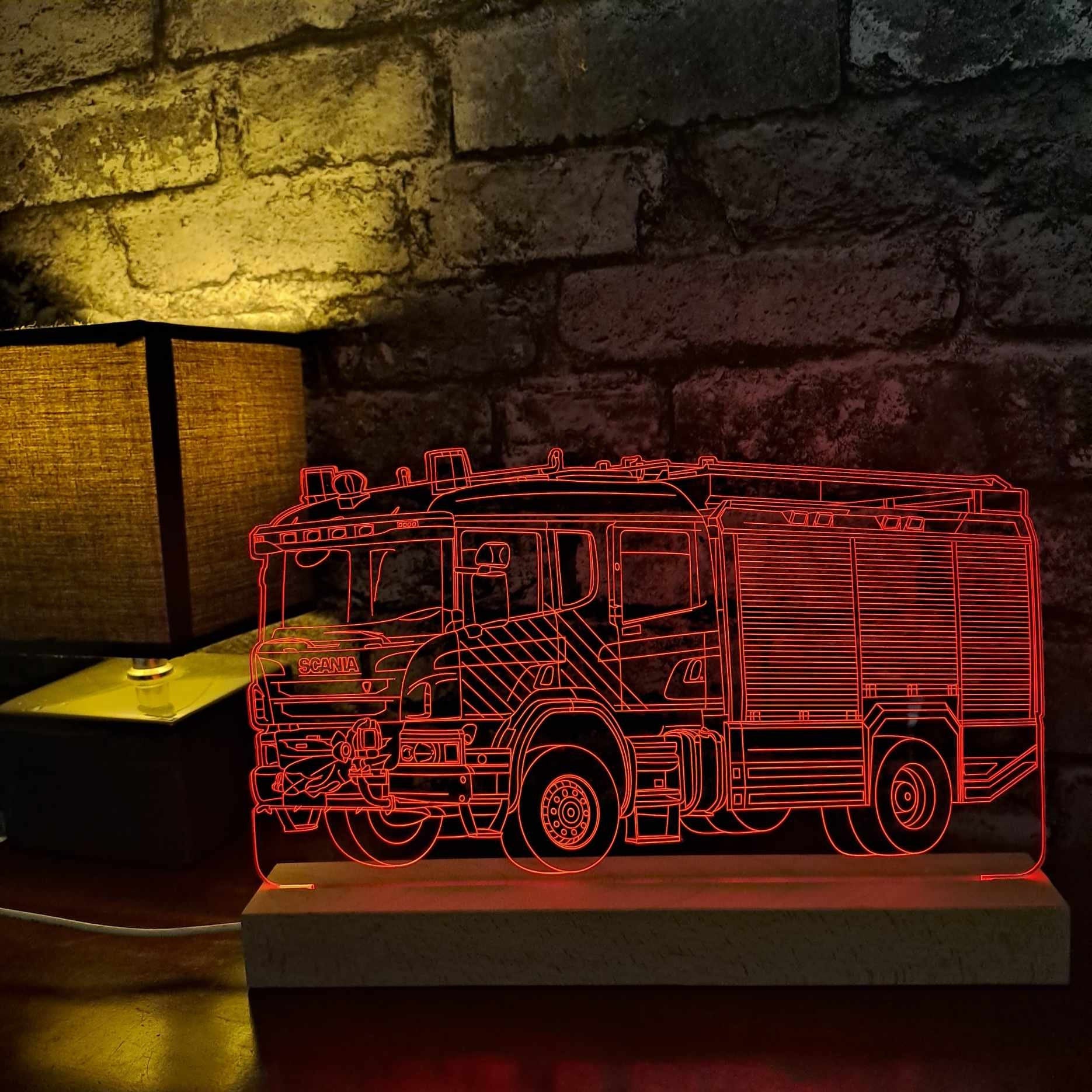 Fire engine night light sales