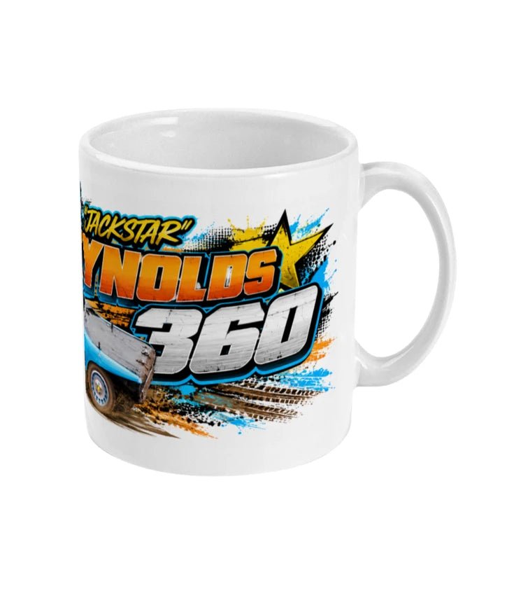 Jack Jackstar Reynolds #360 Banger Racing Mug – right view