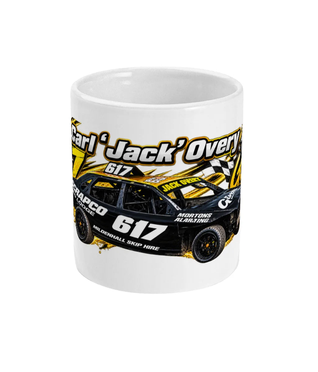 Jack Overy #617 Banger Racing Mug – front view