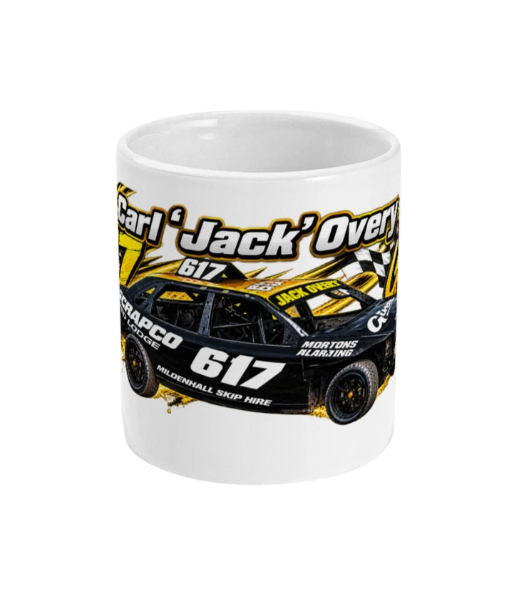 Jack Overy Banger Racing Mug – front view