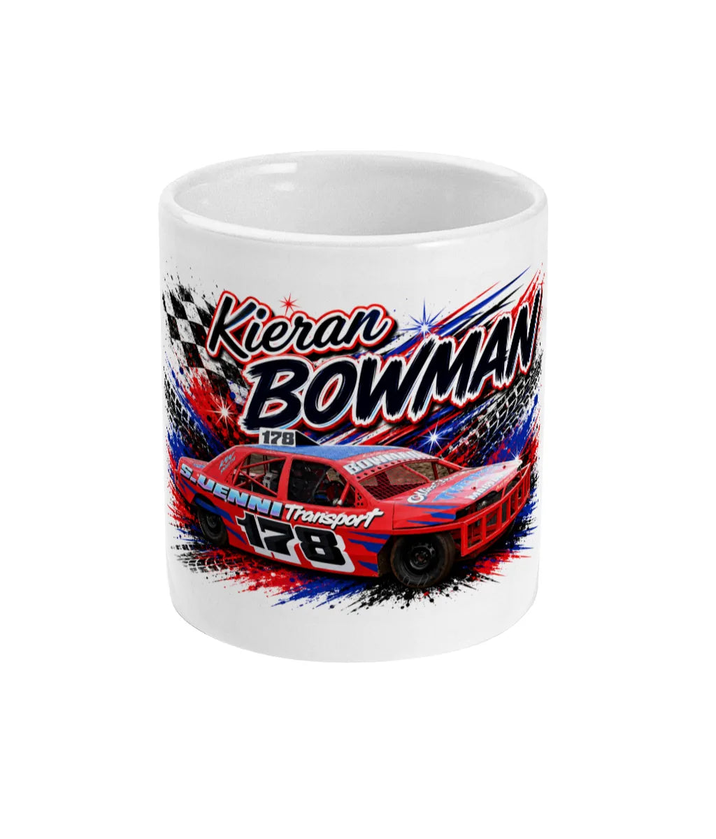 Kieran Bowman #178 2L Saloon Stock Car Mug – front view