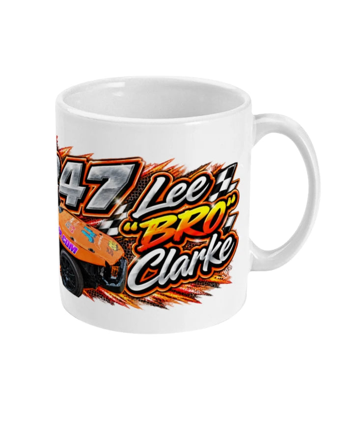 Lee Bro Clarke Banger Racing Mug – right view