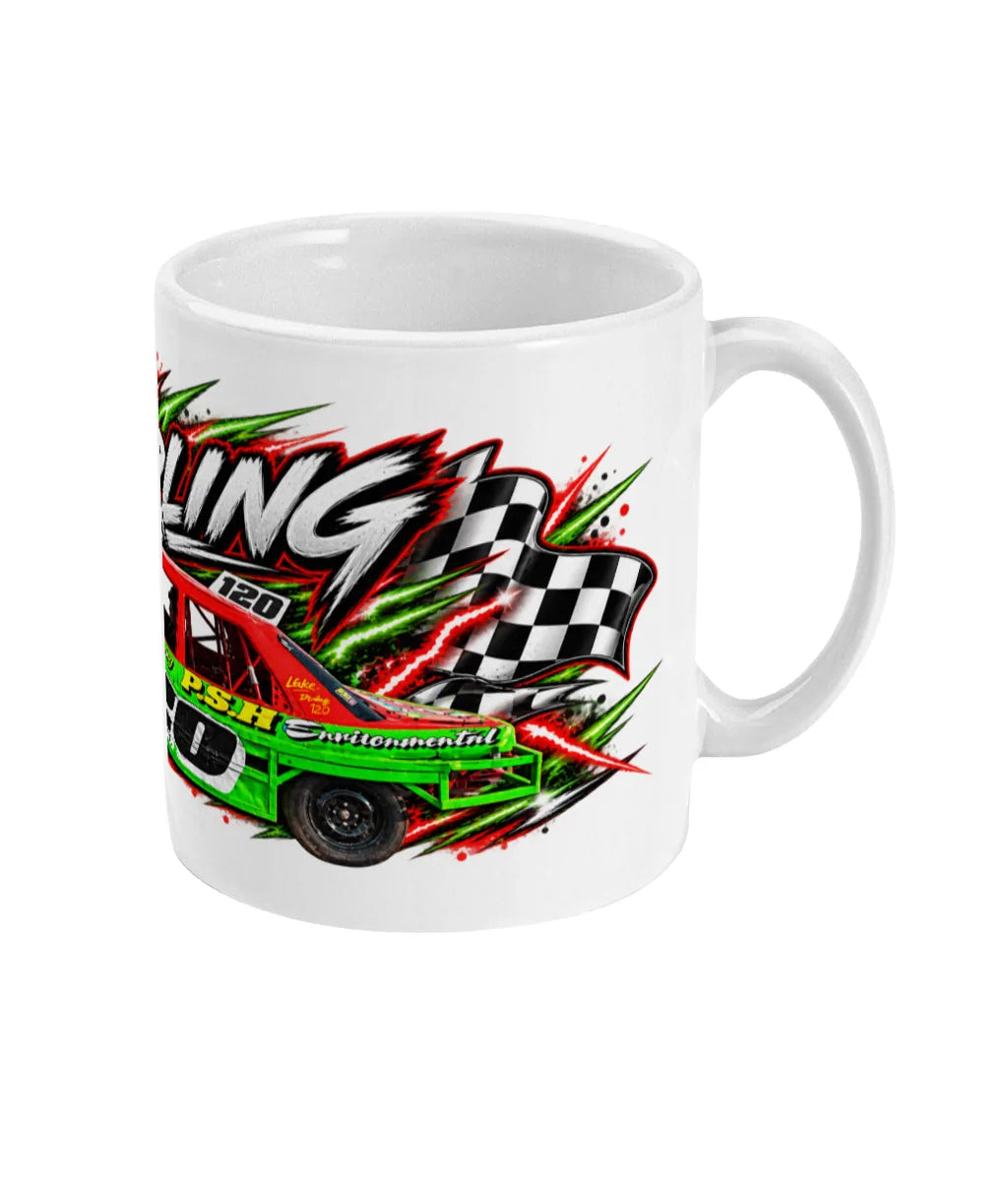 Luke Dorling #120 2L Saloon Stock Car Mug – design 2 right side view