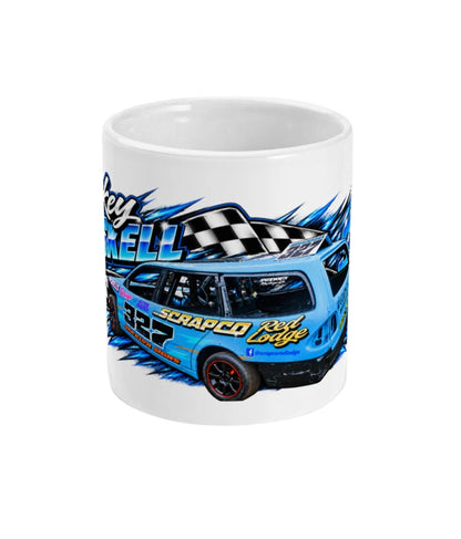 Mickey Maskell #327 Banger Racing Mug – front view