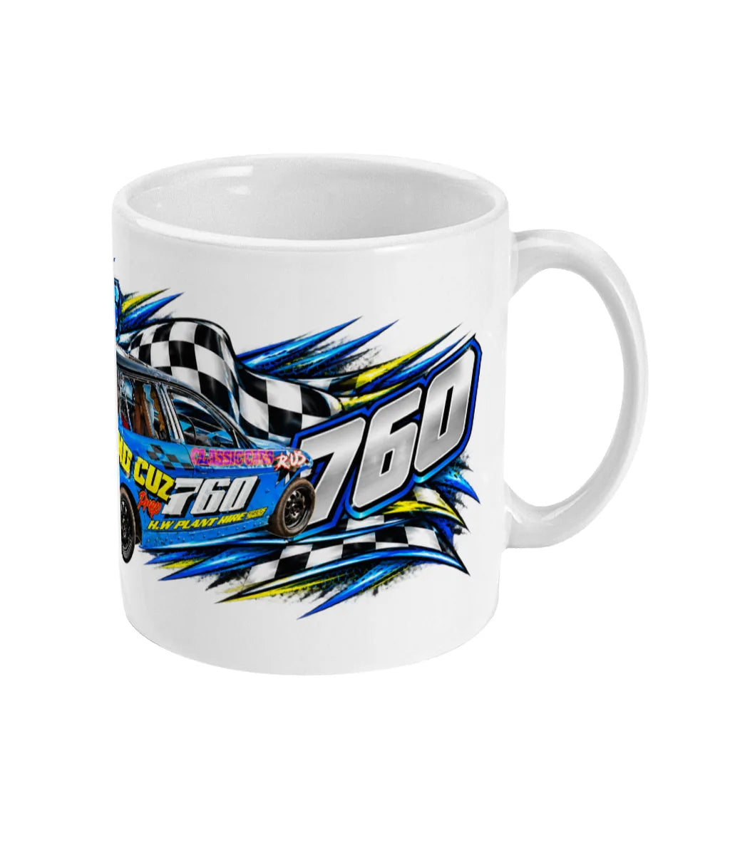 Joey Reynolds #760 Banger Racing Mug – design 2 right side view