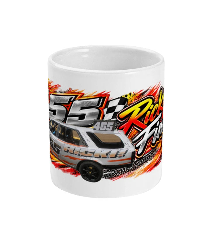 Ricky Finney #455 Banger Racing Mug – front view