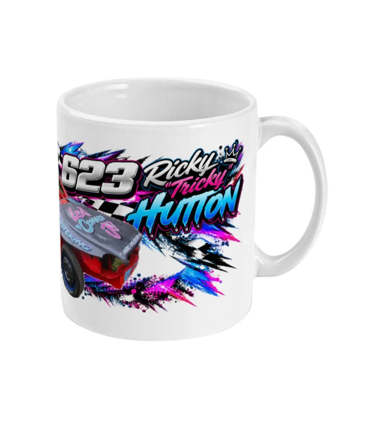 Ricky Tricky Hutton #623 Banger Racing Mug – right view