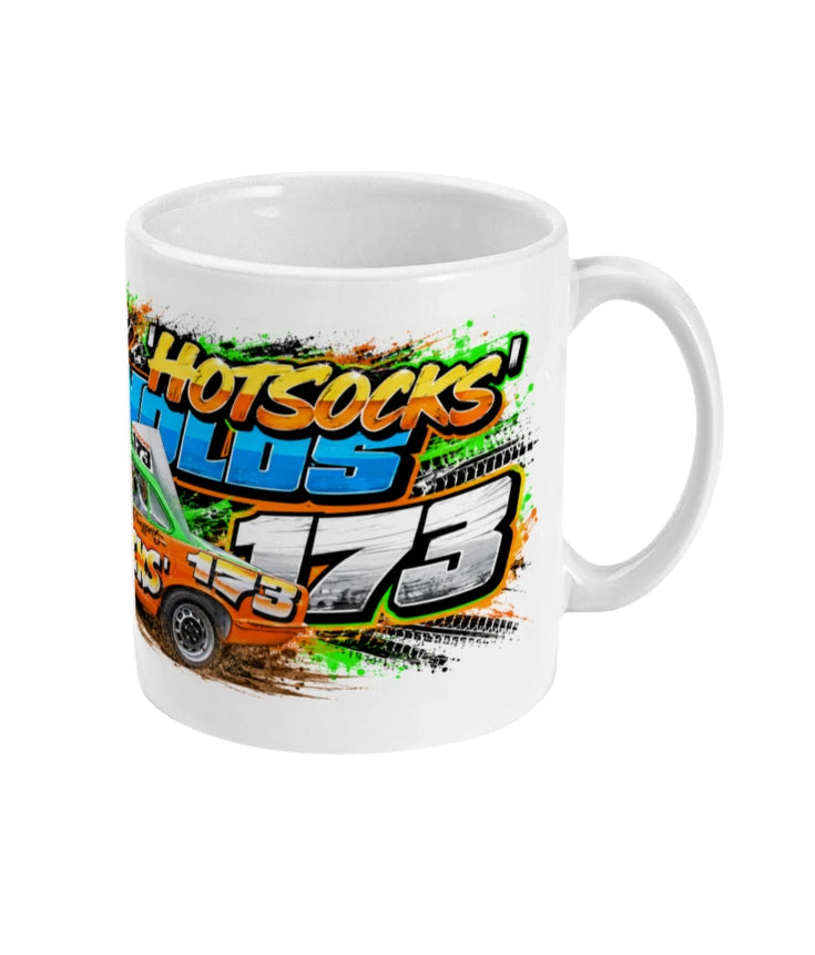 Steve Hotsocks Reynolds #733 Banger Racing Mug – right view
