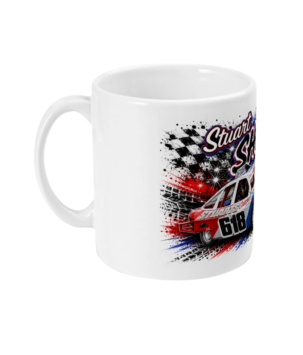 Stuart Shevill Jnr #618 2L Saloon Stock Car Mug – left side view