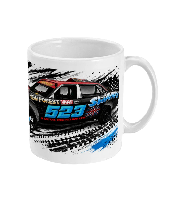 Swampy Banger Racing Mug – right view
