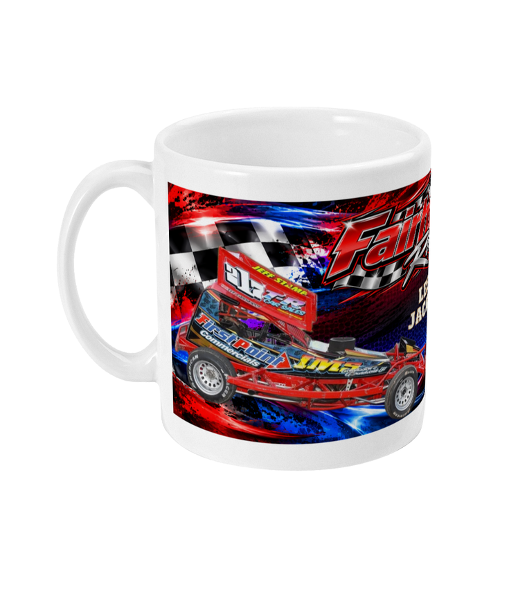 Team Fairhurst Brisca F1 mug – left view