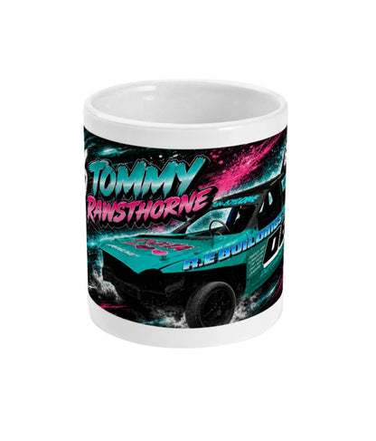 Tommy Rawsthorne Banger Racing Mug – front view
