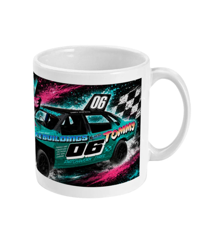 Tommy Rawsthorne Banger Racing Mug – right view