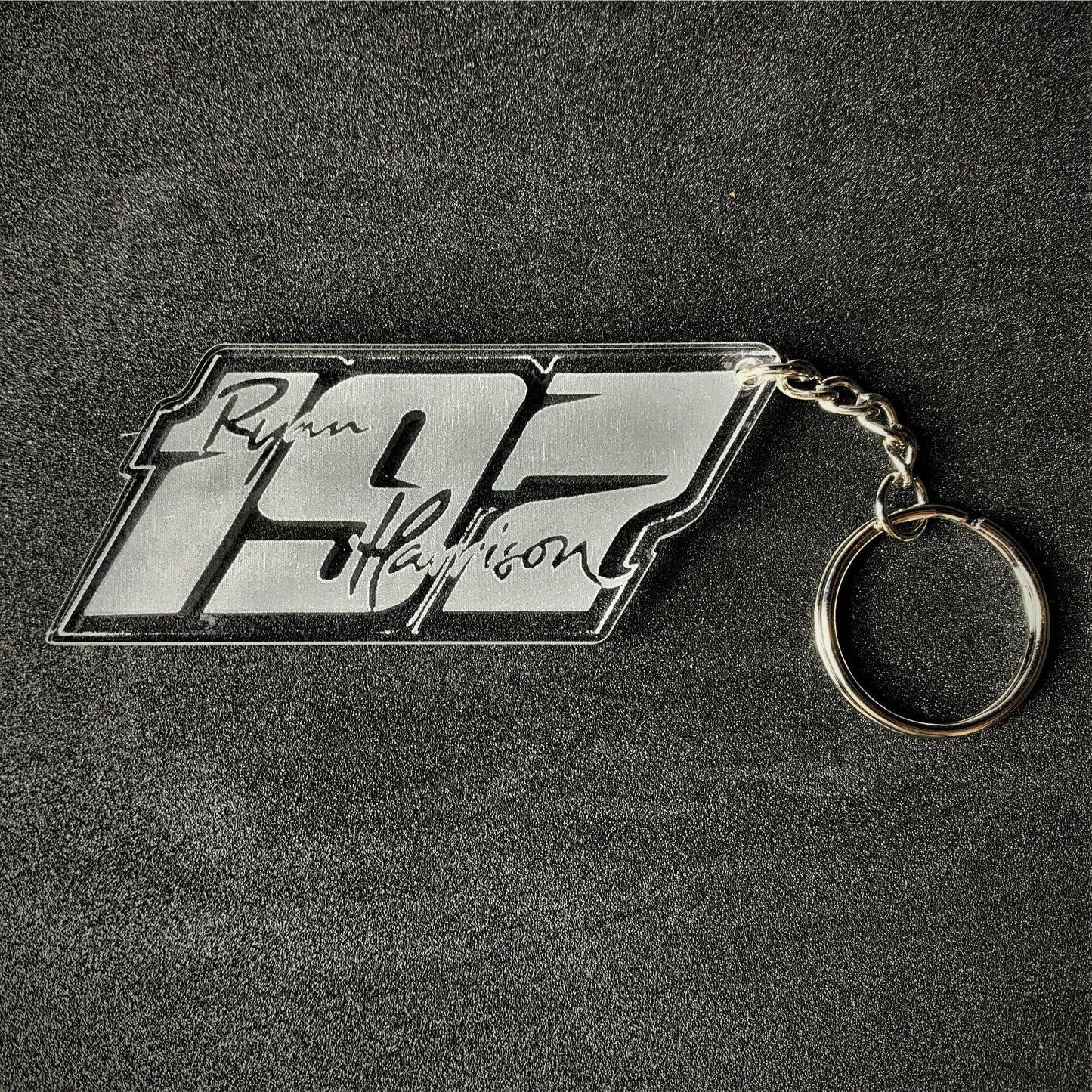 #197 Ryan Harrison Key Ring - Key Ring - Stock Car & Banger Toy Tracks