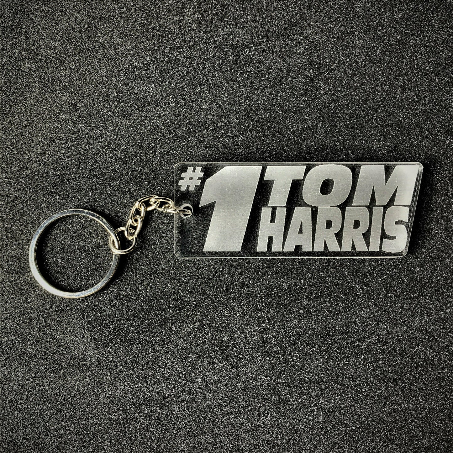 #1 Tom Harris Key Ring - Key Ring - Stock Car & Banger Toy Tracks