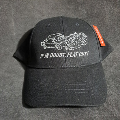If In Doubt, Flat Out! Banger Cap - Caps - Stock Car & Banger Toy Tracks