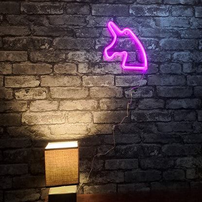 Unicorn LED NEON Wall Light - Wall Light - Stock Car & Banger Toy Tracks