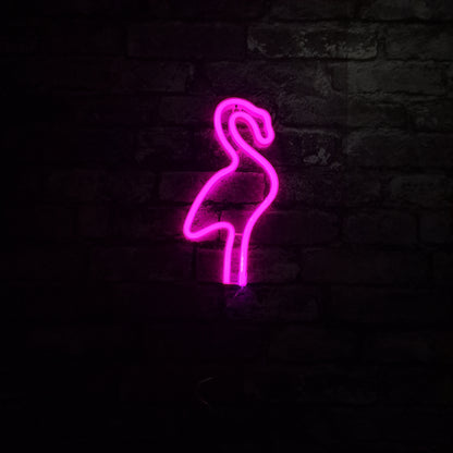 Flamingo LED NEON Wall Light - Wall Light - Stock Car & Banger Toy Tracks