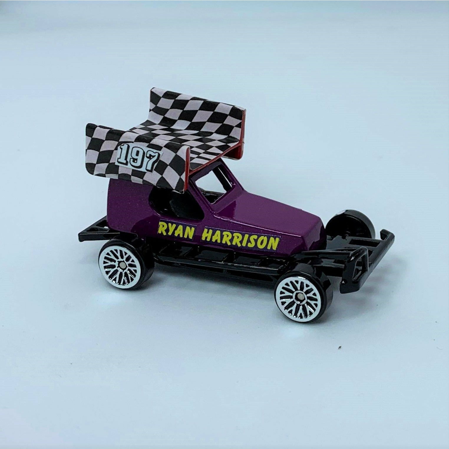 #197 Ryan Harrison - British Roof - Stock Car & Banger Toy Tracks