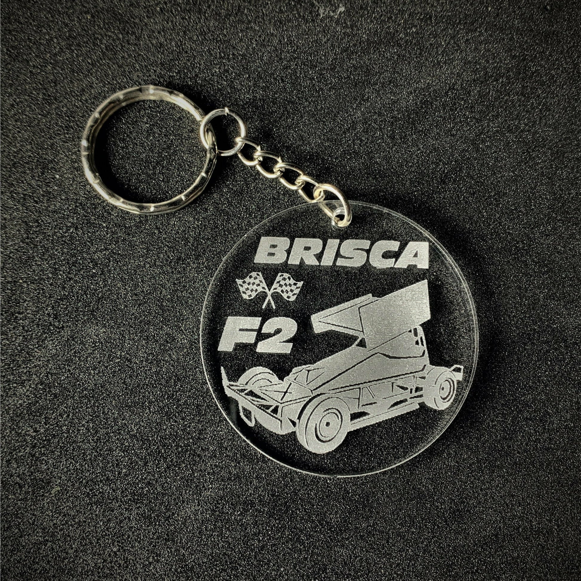 Brisca F2 Keyring - Key Ring - Stock Car & Banger Toy Tracks