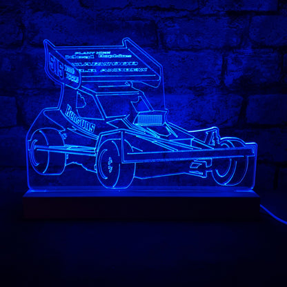 #515 Frankie Wainman Jnr Night Light - Night Light - Stock Car & Banger Toy Tracks