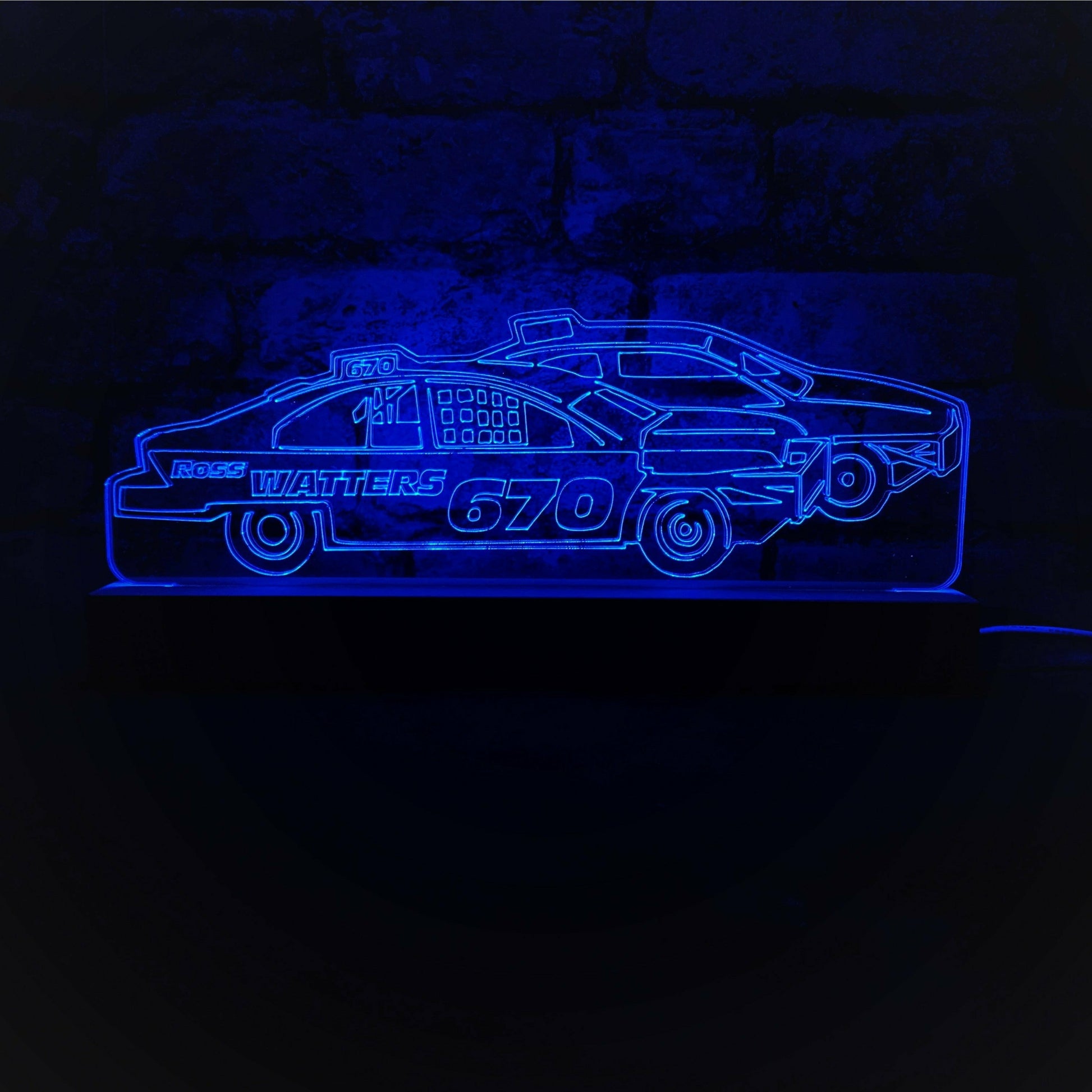 Saloon Stock Car Night Light - Large - Night Light - Stock Car & Banger Toy Tracks