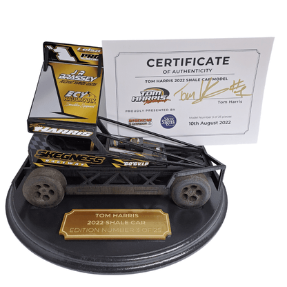Limited Edition Tom Harris Shale Car Model - Reservation - Stock Car & Banger Toy Tracks
