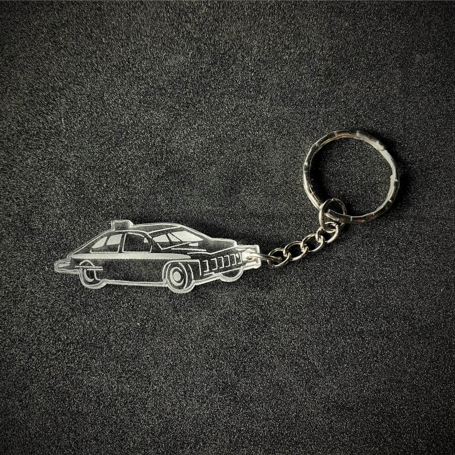 2L Saloon Stock Car Keyring - Key Ring - Stock Car & Banger Toy Tracks