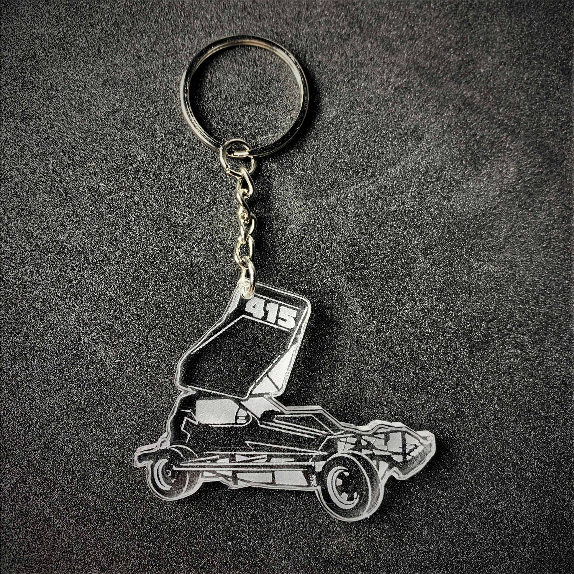 Customised Key Rings for ALL Formulas - Keychains - Stock Car & Banger Toy Tracks