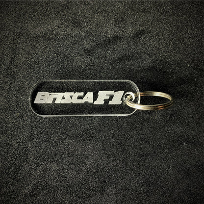 Brisca F1 Keyring - Logo - Key Ring - Stock Car & Banger Toy Tracks