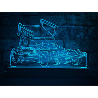 BRISCA F1 NIGHT LIGHT - LARGE WOODEN BASE - Night Light - Stock Car & Banger Toy Tracks
