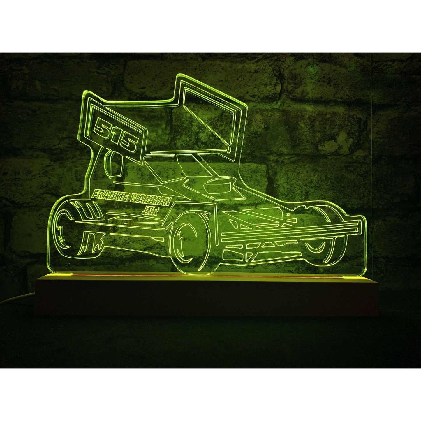 BRISCA F1 NIGHT LIGHT - LARGE WOODEN BASE - Night Light - Stock Car & Banger Toy Tracks