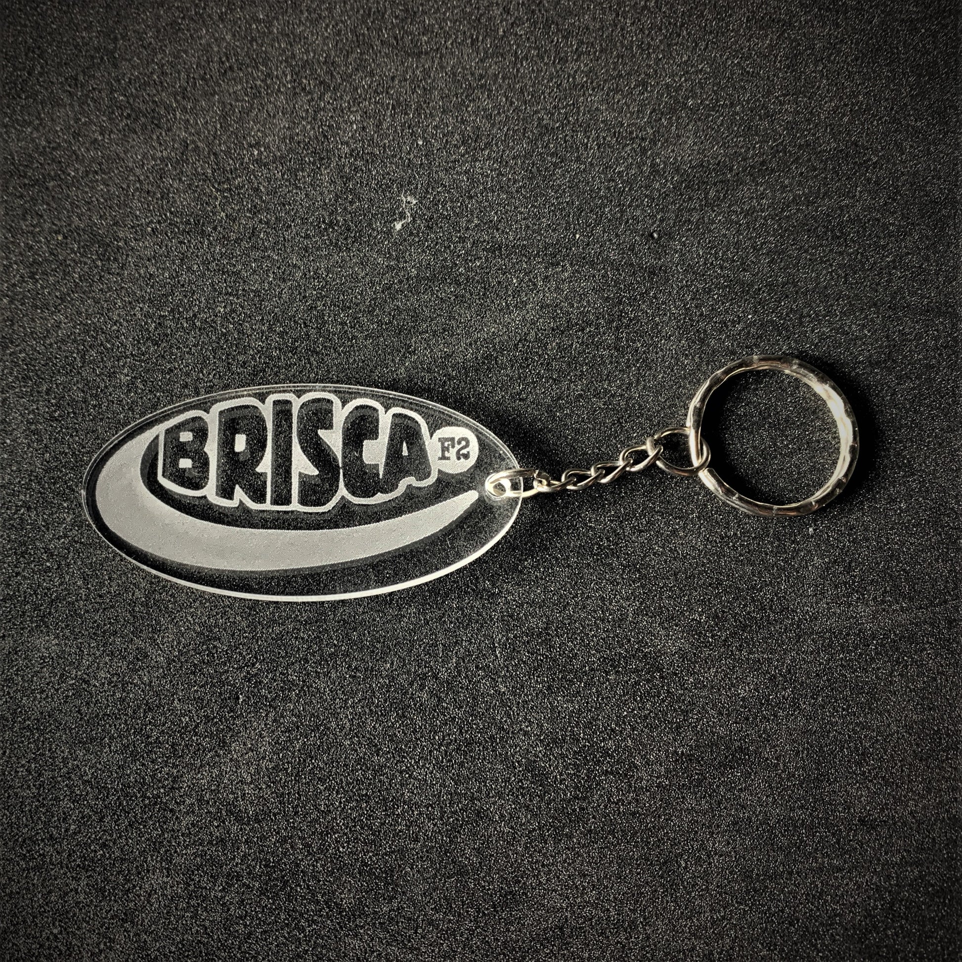 Brisca F2 Keyring - Logo - Key Ring - Stock Car & Banger Toy Tracks