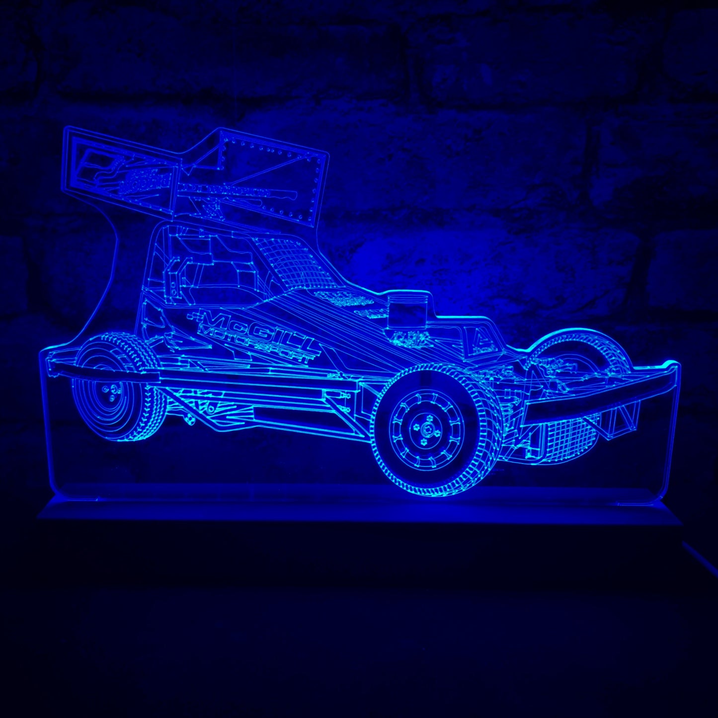 #7 Gordon Moodie F2 Night Light - Night Light - Stock Car & Banger Toy Tracks