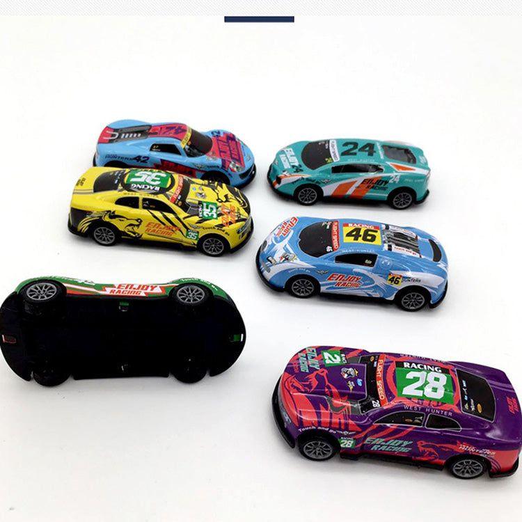 Toy Racing Car Pull Back Stock Car Banger Toy Tracks