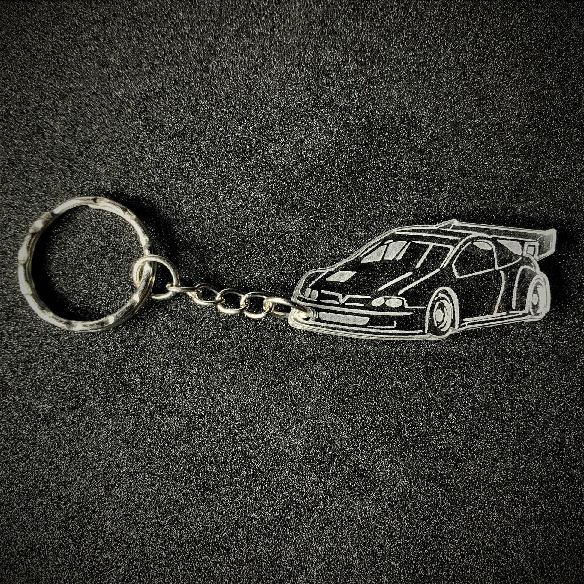 National Hot Rod Keyring - Key Ring - Stock Car & Banger Toy Tracks