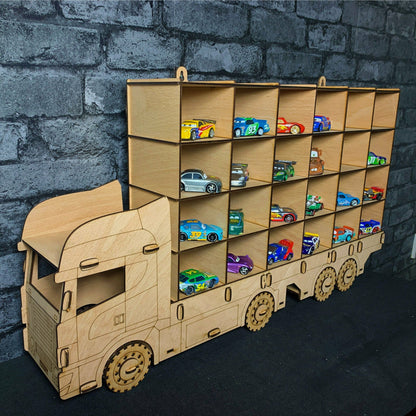 Lorry Toy Car Display / Storage Case - Display Cases - Stock Car & Banger Toy Tracks