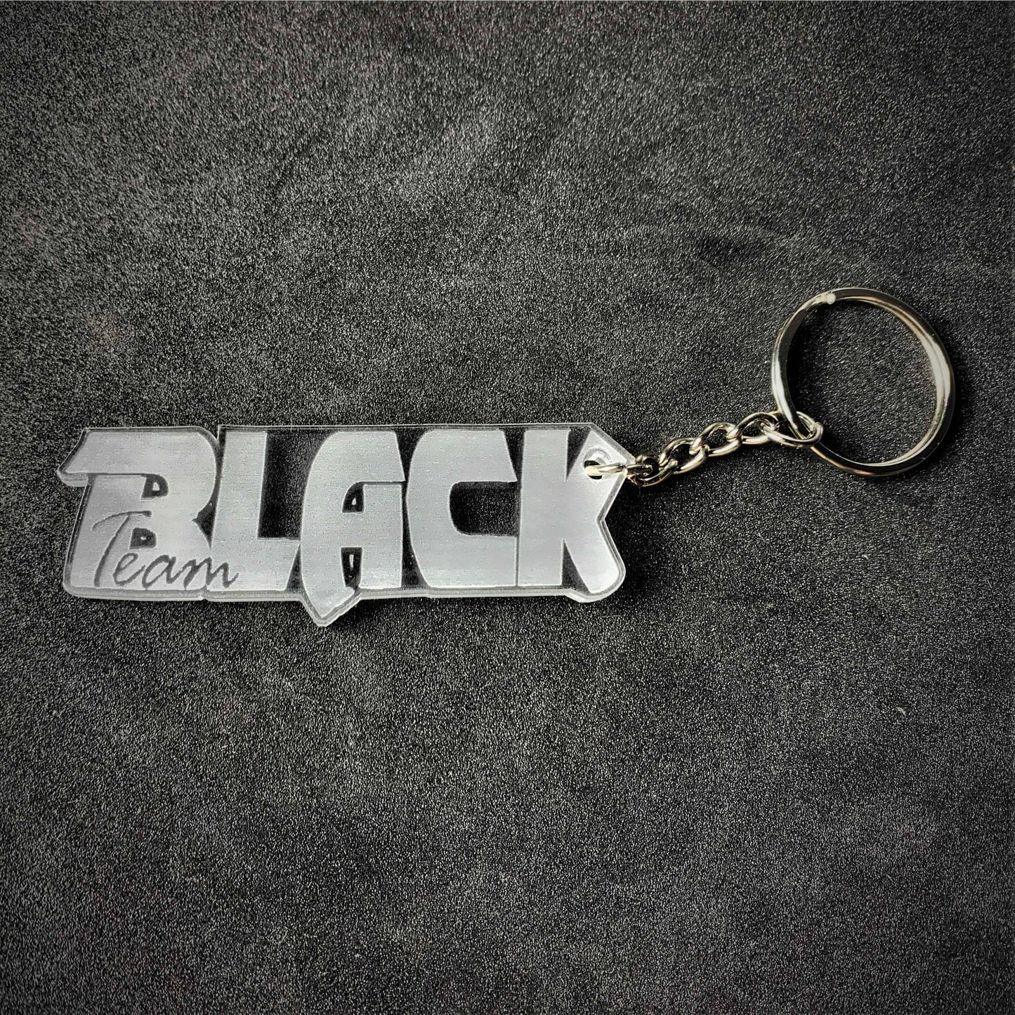 Team Black Banger Key Ring - Key Ring - Stock Car & Banger Toy Tracks