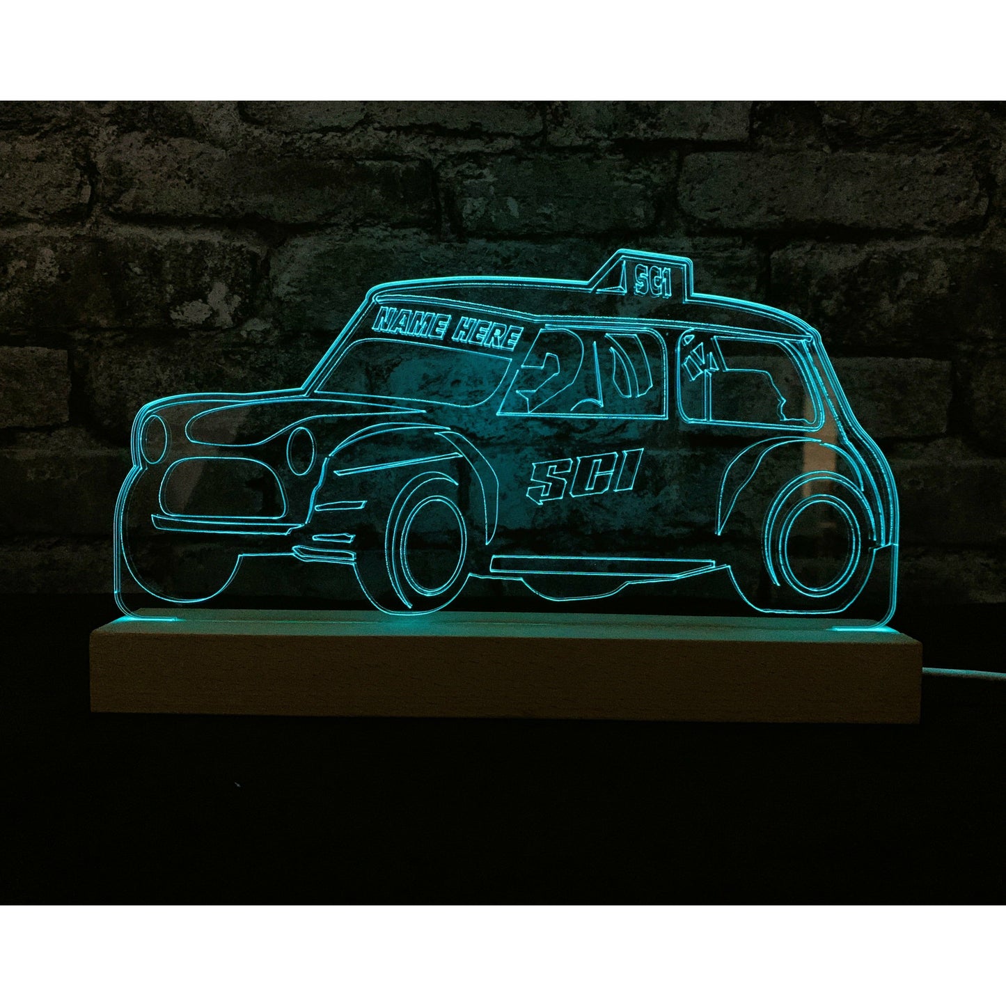 Class 5 Mini Saloon - Autograss Night Light - Night Lights & Ambient Lighting - Stock Car & Banger Toy Tracks