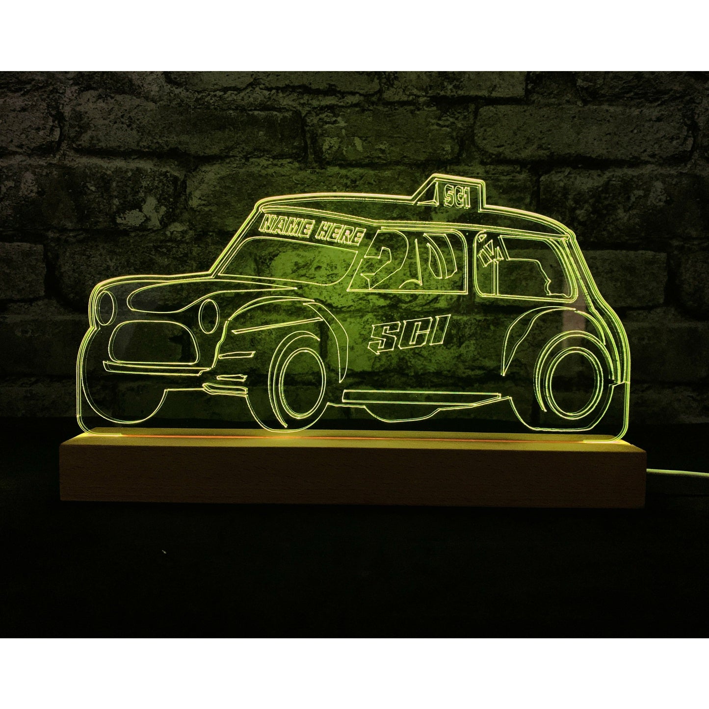 Class 5 Mini Saloon - Autograss Night Light - Night Lights & Ambient Lighting - Stock Car & Banger Toy Tracks