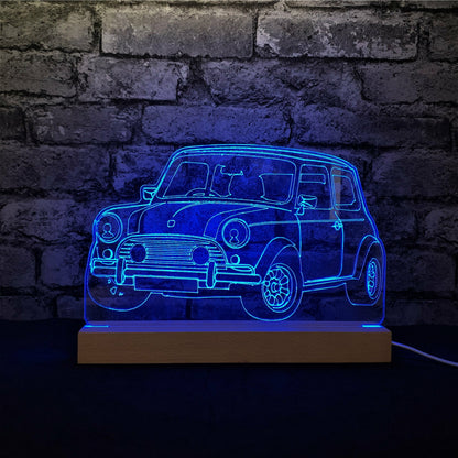 Classic Mini Night Light - Night Lights & Ambient Lighting - Stock Car & Banger Toy Tracks